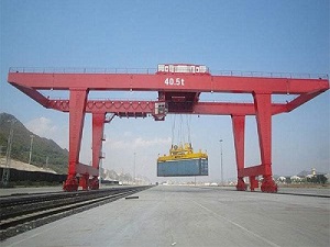 Double girder container gantry crane