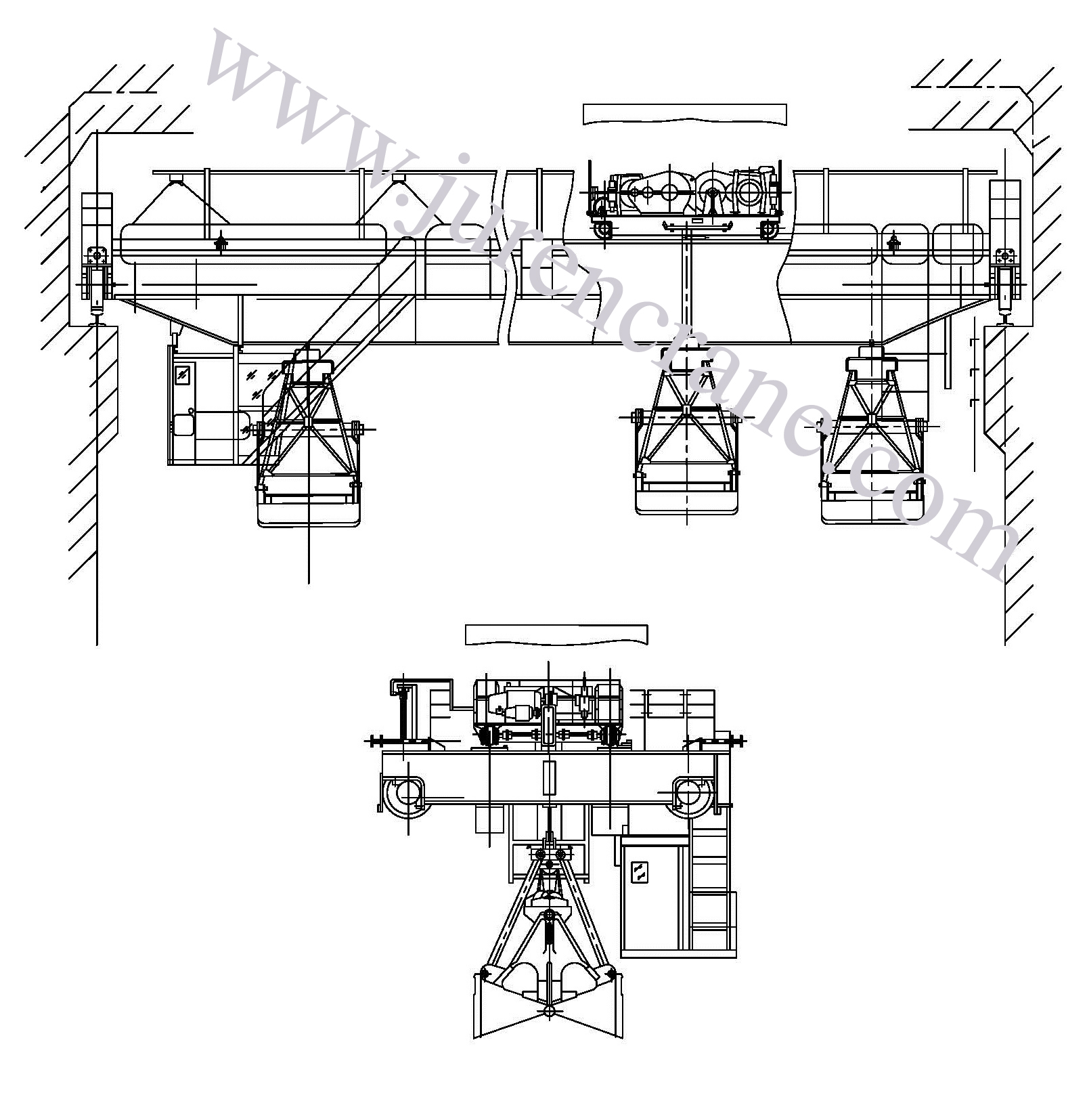 QZ overhead grab crane